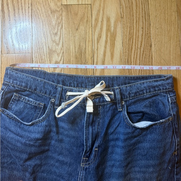 Vici Blue Wide-Leg Jeans with drawstring waist - Picture 5 of 7